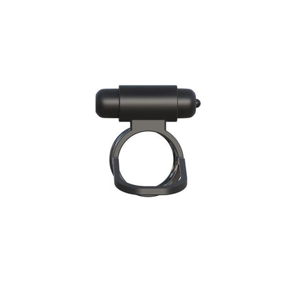 FANTASY C-RINGZ - FANTASY C-RINGZ THICK DICK SILICONE VIBRATING CAGE BLACK
