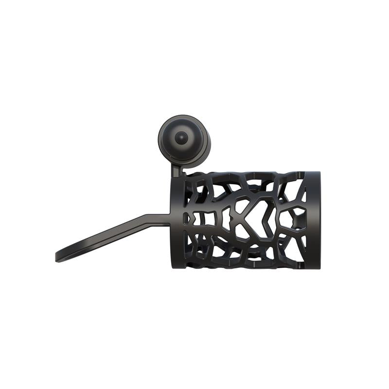 FANTASY C-RINGZ - FANTASY C-RINGZ THICK DICK SILICONE VIBRATING CAGE BLACK