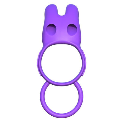 FANTASY C-RINGZ - FANTASY C-RINGZ TWIN TEAZER RABBIT RING PURPLE