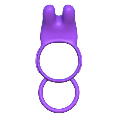 FANTASY C-RINGZ - FANTASY C-RINGZ TWIN TEAZER RABBIT RING PURPLE