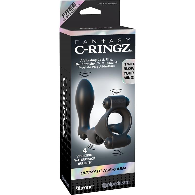 FANTASY C-RINGZ - FANTASY C-RINGZ ULTIMATE ASS-GASM BLACK