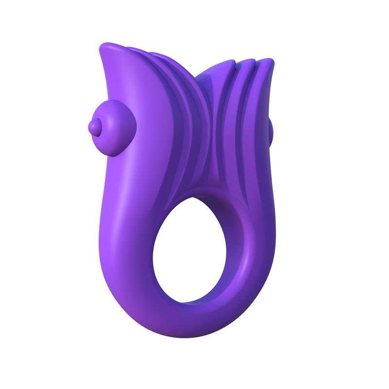 FANTASY C-RINGZ - FANTASY C-RINGZ VENUS SILICONE LOVE RING PURPLE