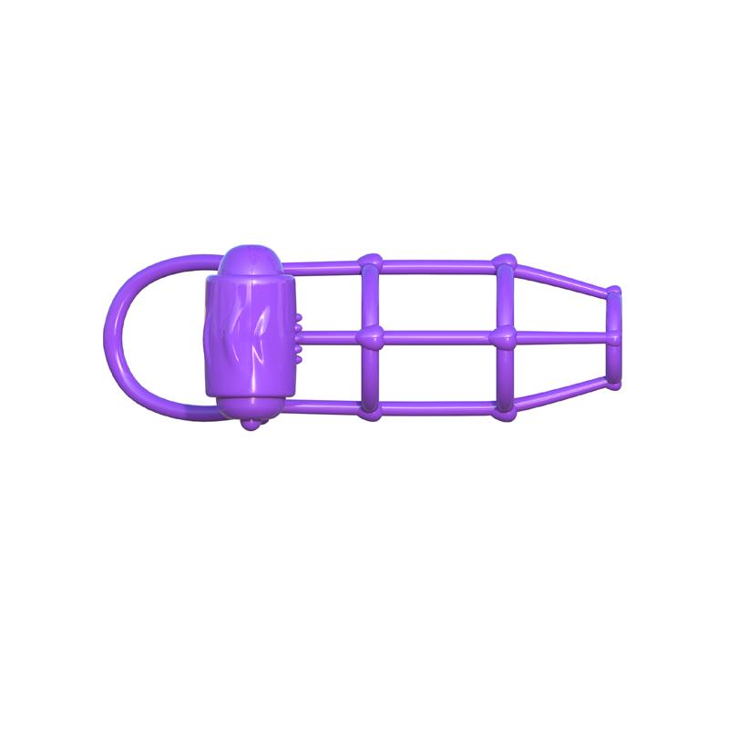 FANTASY C-RINGZ - FANTASY C-RINGZ VIBRATING CLIMAX CAGE PURPLE