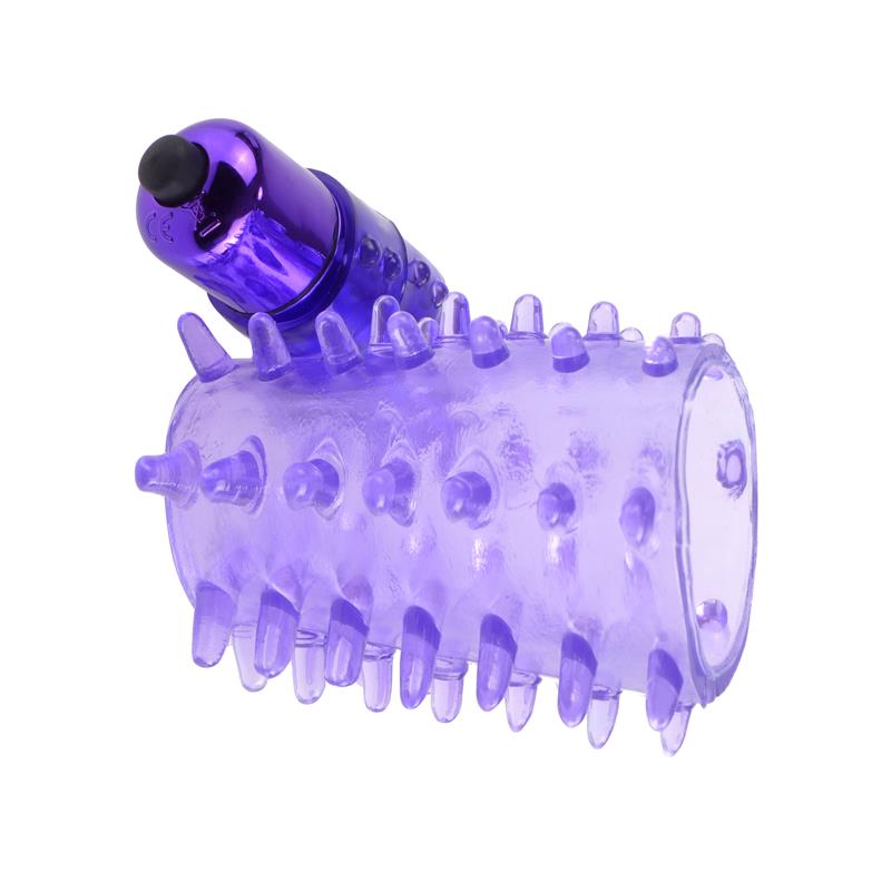 FANTASY C-RINGZ - FANTASY C-RINGZ VIBRATING COCK SLEEVE PURPLE