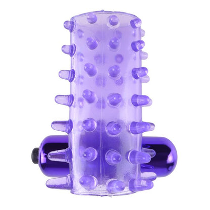 FANTASY C-RINGZ - FANTASY C-RINGZ VIBRATING COCK SLEEVE PURPLE
