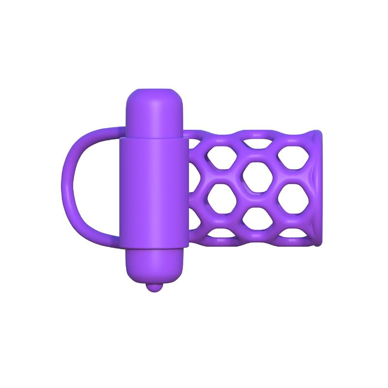 FANTASY C-RINGZ - FANTASY C-RINGZ VIBRATING COUPLES CAGE PURPLE