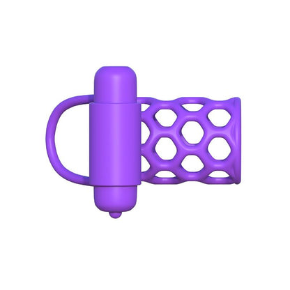 FANTASY C-RINGZ - FANTASY C-RINGZ VIBRATING COUPLES CAGE PURPLE