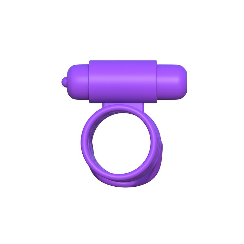 FANTASY C-RINGZ - FANTASY C-RINGZ VIBRATING COUPLES CAGE PURPLE