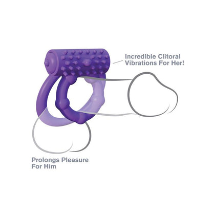 FANTASY C-RINGZ - FANTASY C-RINGZ VIBRATING PROLONG PERFORMANCE RING  PURPLE