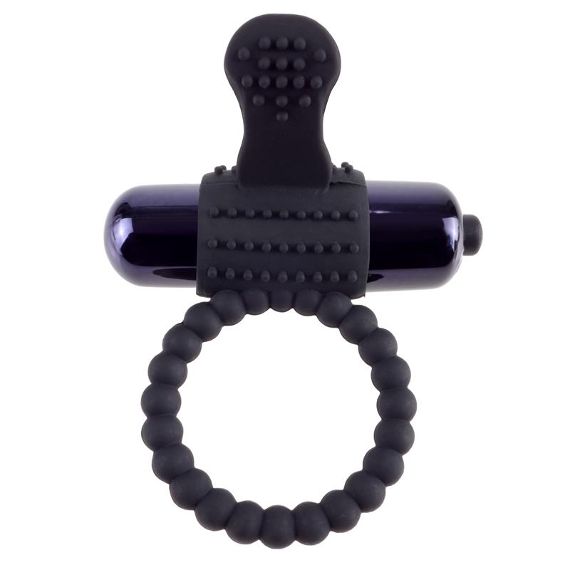 FANTASY C-RINGZ - VIBRATING SILICONE SUPER RING BLACK