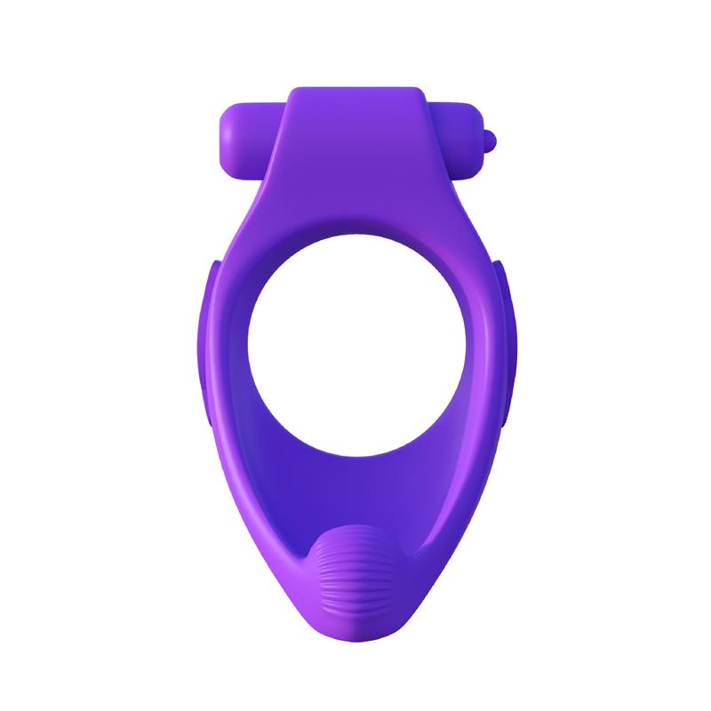 FANTASY C-RINGZ - FANTASY C-RINGZ VIBRATING SILICONE TAINT-ALIZER PURPLE