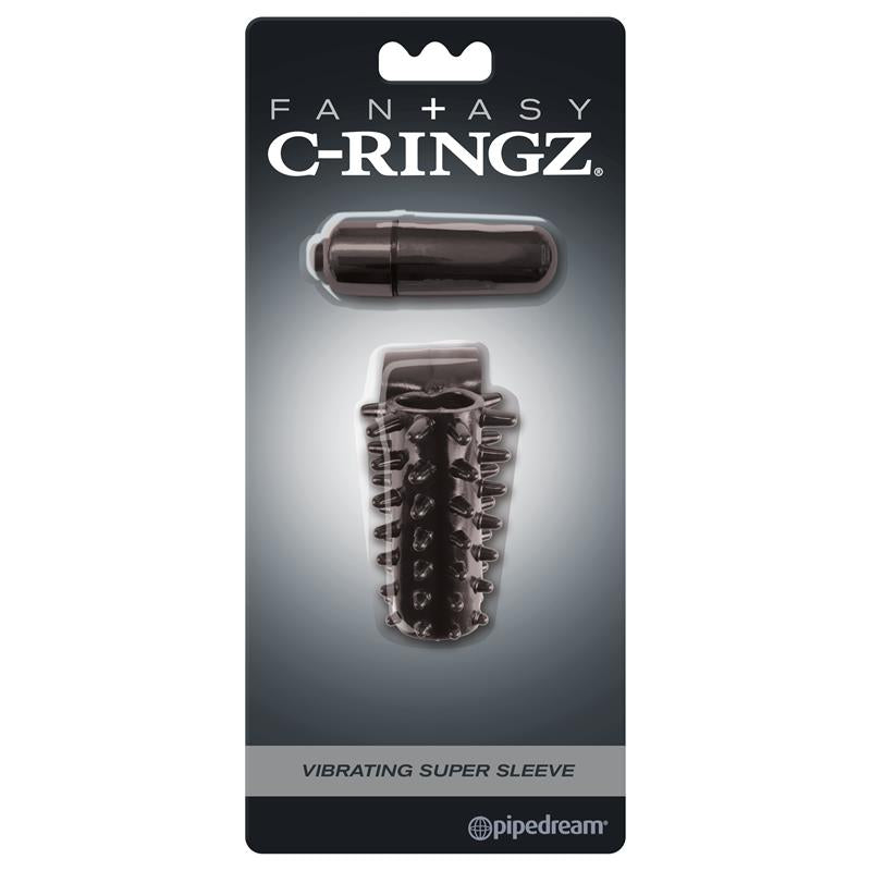FANTASY C-RINGZ - FANTASY C-RINGZ VIBRATING SUPER SLEEVE BLACK