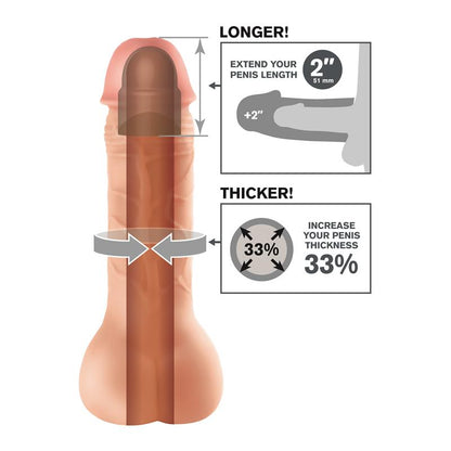 FANTASY X-TENSIONS - FANTASY X-TENSIONS EXTENSIÓN PARA COITO ANAL-CARNE