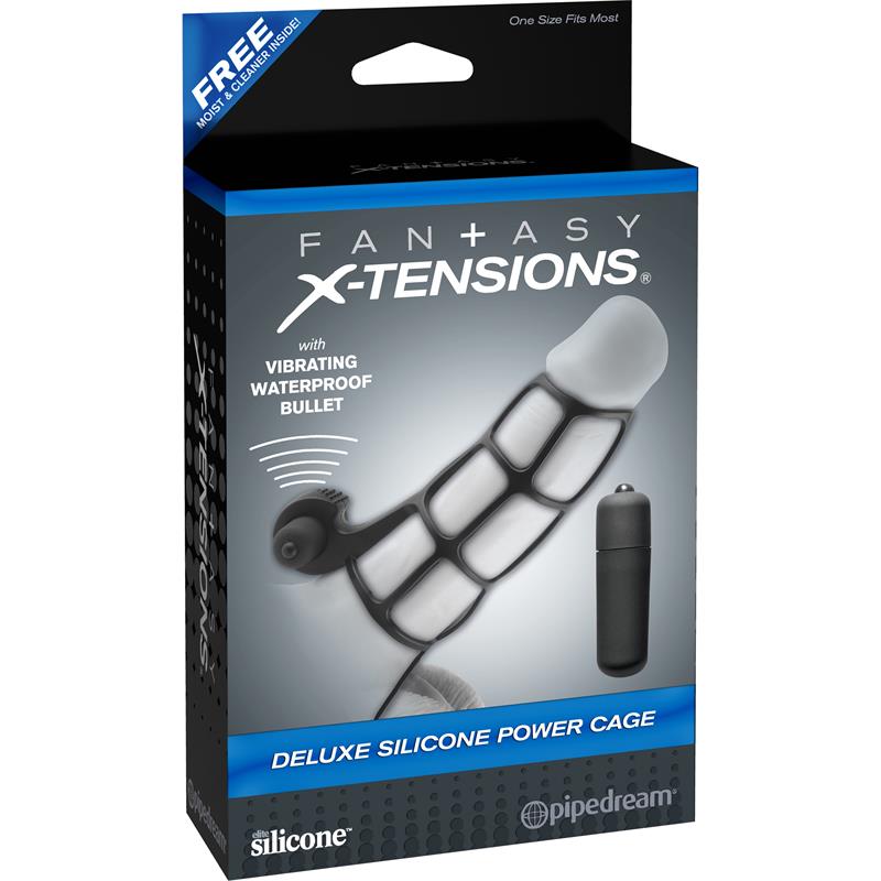 FANTASY X-TENSIONS - FANTASY X-TENSIONS DELUXE SILICONE POWER CAGE BLACK