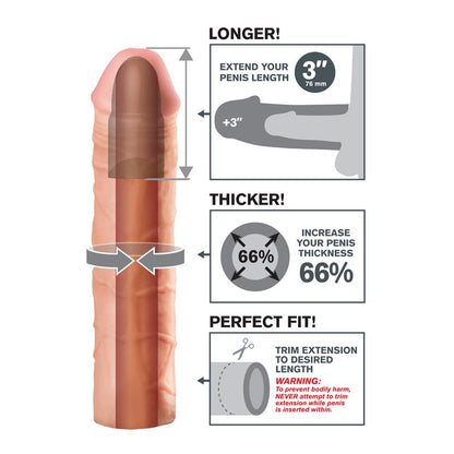 FANTASY X-TENSIONS - FANTASY X-TENSIONS  MEGA 7,6 CM EXTENSION - FLESH