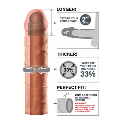 FANTASY X-TENSIONS - FANTASY X-TENSIONS  PERFECT 5,08 CM EXTENSION - FLESH