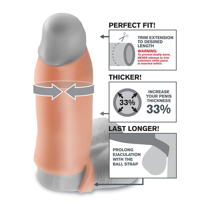 FANTASY X-TENSIONS - FANTASY X-TENSIONS  REAL FEEL ENHANCER XL - FLESH