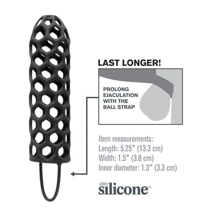FANTASY X-TENSIONS - FANTASY X-TENSIONS  SILICONE WARRIOR COCK CAGE-BLA