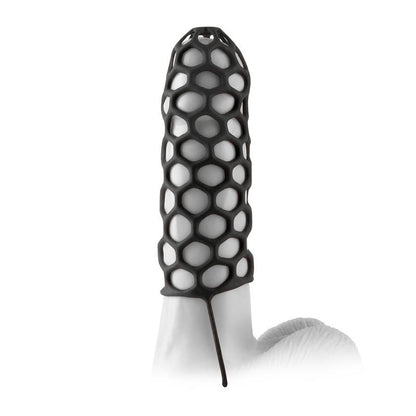 FANTASY X-TENSIONS - SILICONE WARRIOR COCK CAGE-BLA