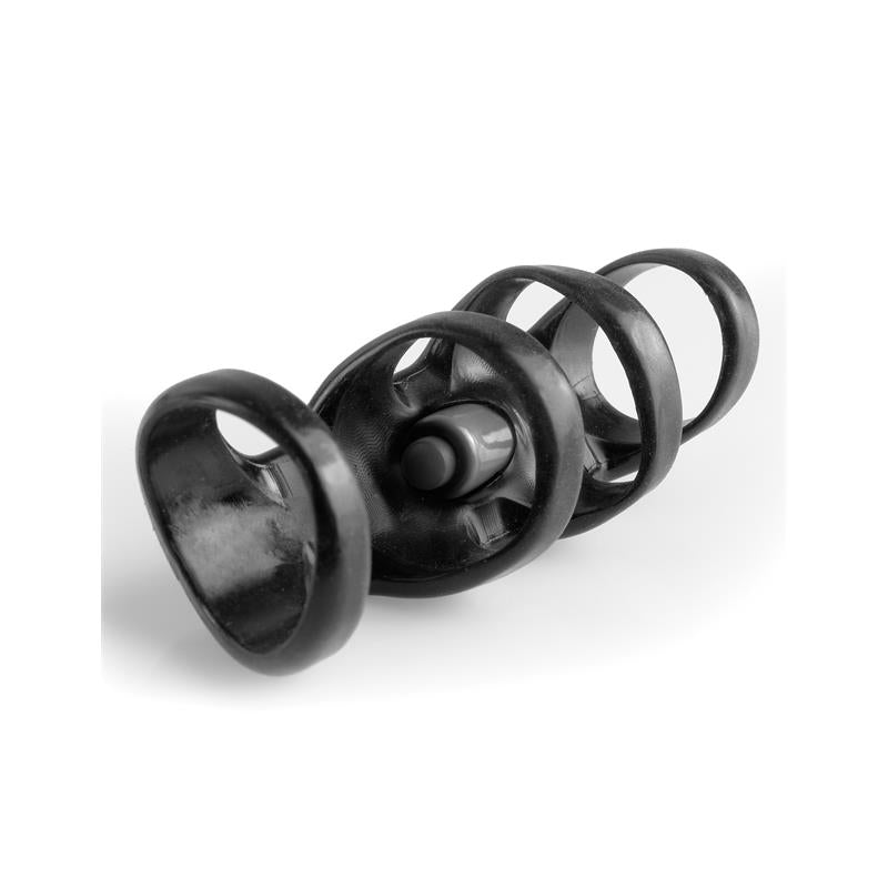 FANTASY X-TENSIONS - FANTASY X-TENSIONS  VIBRATING POWER CAGE-BLACK