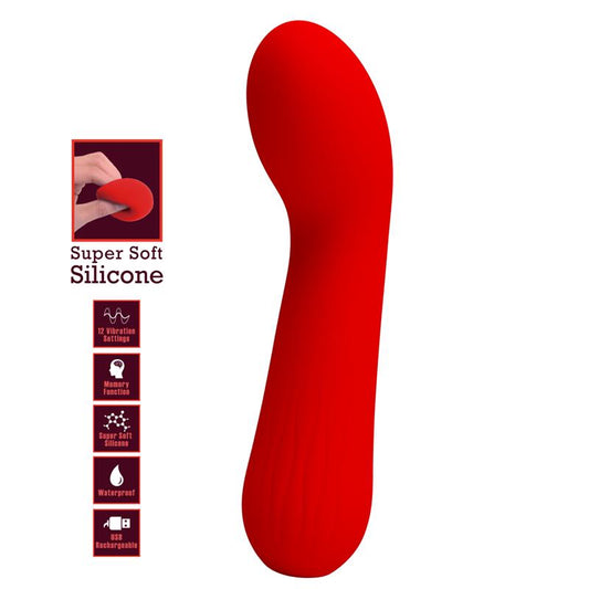 PRETTYLOVE - FAUN VIBRATOR RED