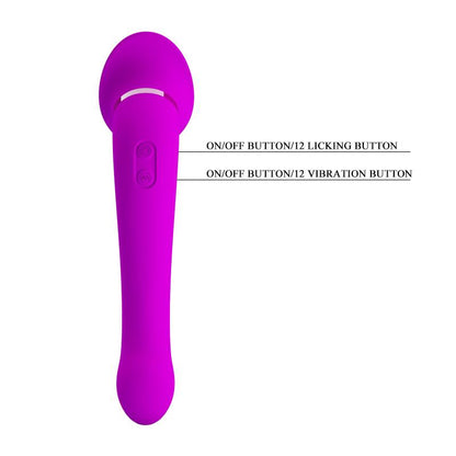 PRETTYLOVE - FAUST LICKING VIBRATOR USB
