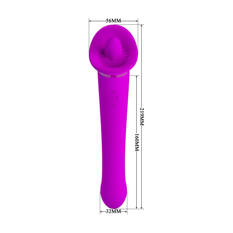 PRETTYLOVE - FAUST LICKING VIBRATOR USB