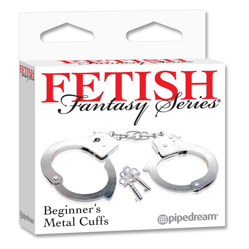 FETISH FANTASY SERIES - BEGINNERS METAL HANDCUFFS