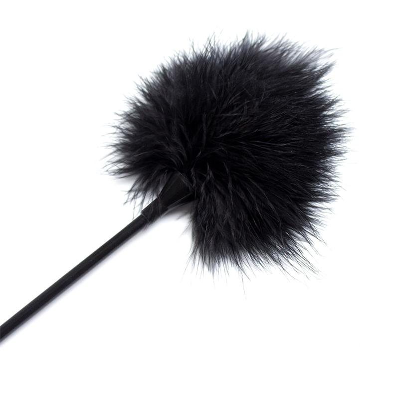 LATETOBED BDSM LINE - FEATHER TICKLER 40 CM BLACK