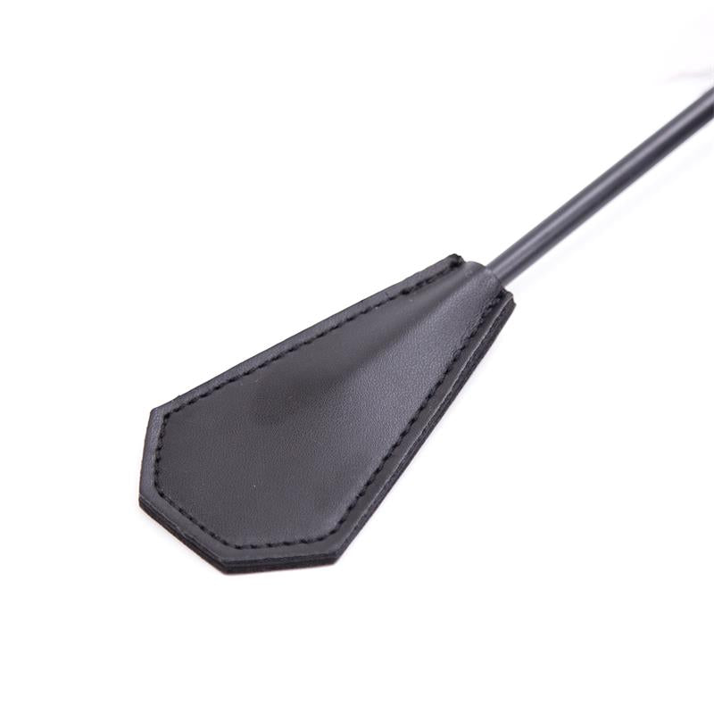LATETOBED BDSM LINE - FEATHER TICKLER AND PADDLE 2 IN 1 29 CM BLACK