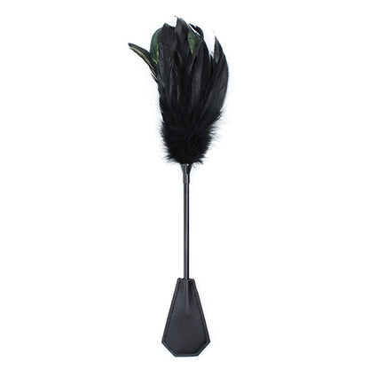 LATETOBED BDSM LINE - FEATHER TICKLER AND PADDLE 2 IN 1 48 CM BLACK