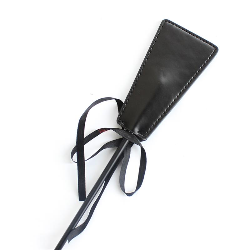 LATETOBED BDSM LINE - FEATHER TICKLER AND PADDLE 49 CM BLACK