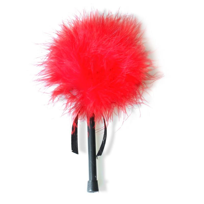 SECRET PLAY - FEATHER TICKLER WITH MARABOU RED