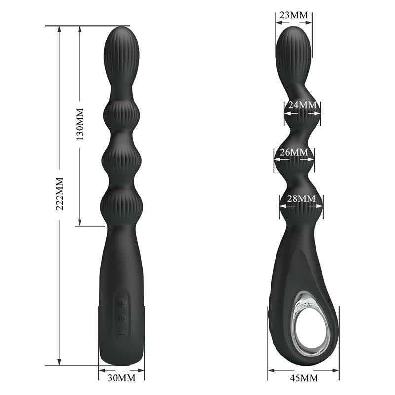 PRETTYLOVE - FEDERER ANAL STIMULATOR WITH VIBRATION