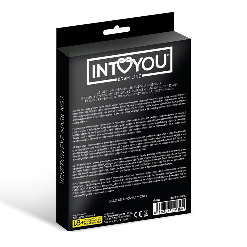 INTOYOU BDSM LINE - FELLICIA VENETIAN MASK NO. 2