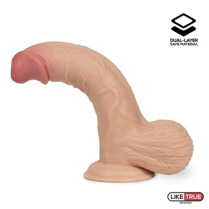 LIKETRUE - FENTOK REALISTIC DILDO WHOLE EGGS SLIDING SKIN DUAL LAYER 7.5
