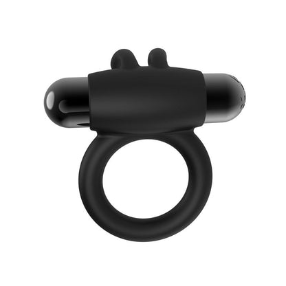 LATETOBED - FERMAX VIBRATING RING WITH RABBIT USB SILICONE BLACK