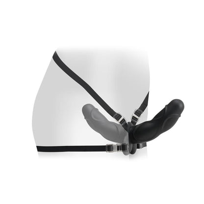 FETISH FANTASY ELITE - FETISH FANTASY ELITE DOUBLE DELIGHT STRAP-ON BLACK