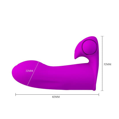 PRETTYLOVE - FINGER SLEEVE STIMULATOR MAXWELL PINK
