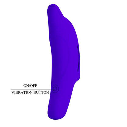 PRETTYLOVE - FINGER VIBRATOR DELPHINI HONEY