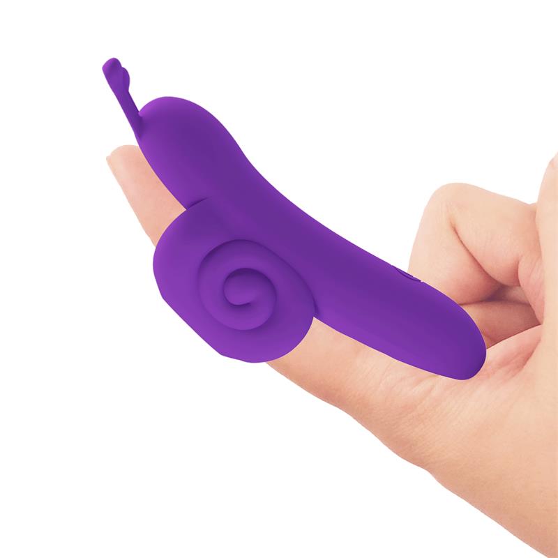 PRETTYLOVE - FINGER VIBRATOR SNAIL PURPLE