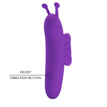 PRETTYLOVE - FINGER VIBRATOR SNAIL PURPLE