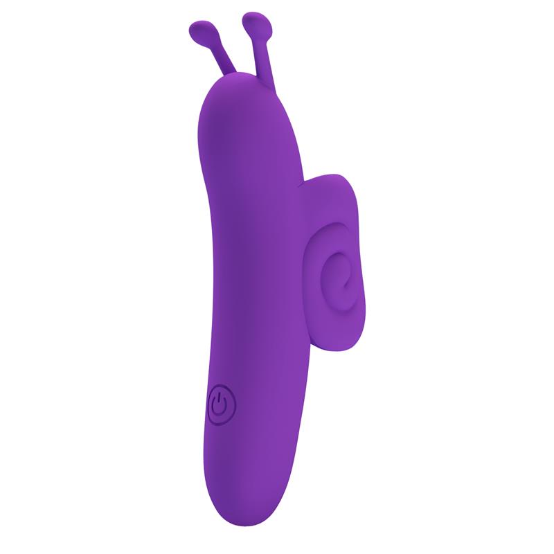 PRETTYLOVE - FINGER VIBRATOR SNAIL PURPLE