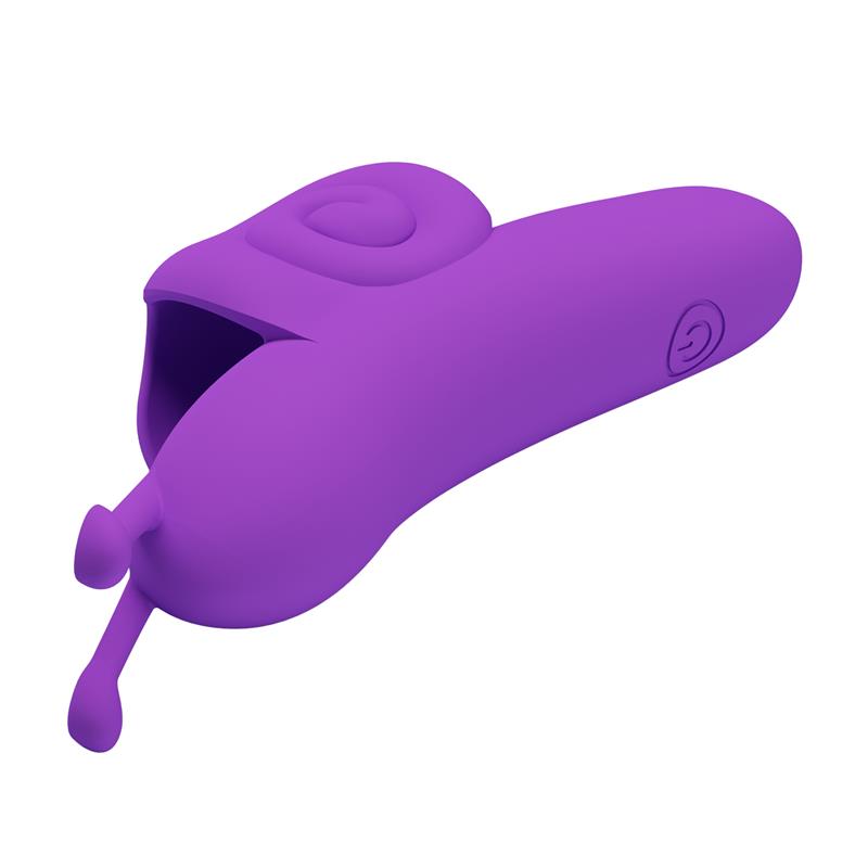 PRETTYLOVE - FINGER VIBRATOR SNAIL PURPLE