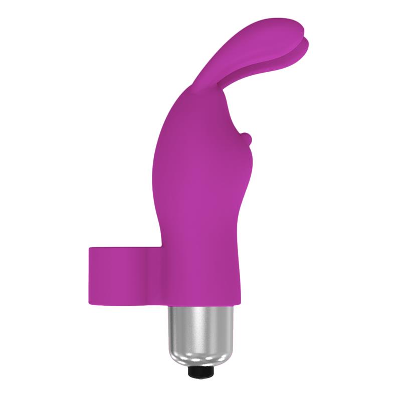LATETOBED - FINGYHOP VIBRATING BULLET WITH RABBIT SILICONE PURPLE