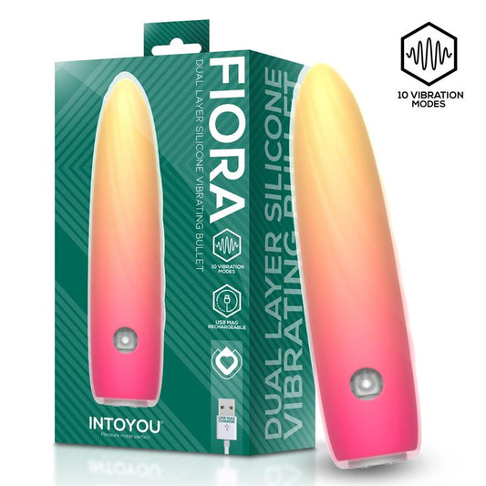 INTOYOU - FIORA DUAL LAYER SILICONE VIBRATING BULLET