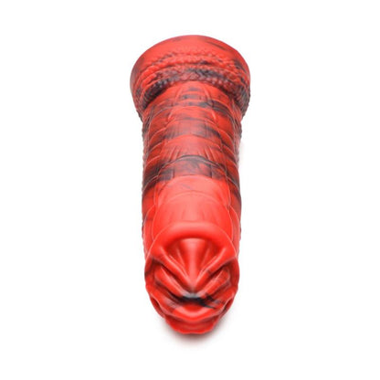 CREATURE COCKS - FIRE DRAGON RED SCALY DILDO