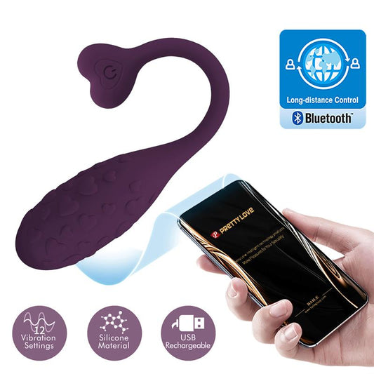 PRETTYLOVE - FISHERMAN VIBRATING EGG WITH APP