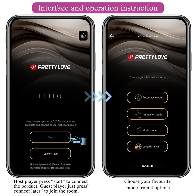 PRETTYLOVE - FISHERMAN VIBRATING EGG WITH APP