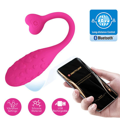 PRETTYLOVE - FISHERMAN VIBRATING EGG WITH APP